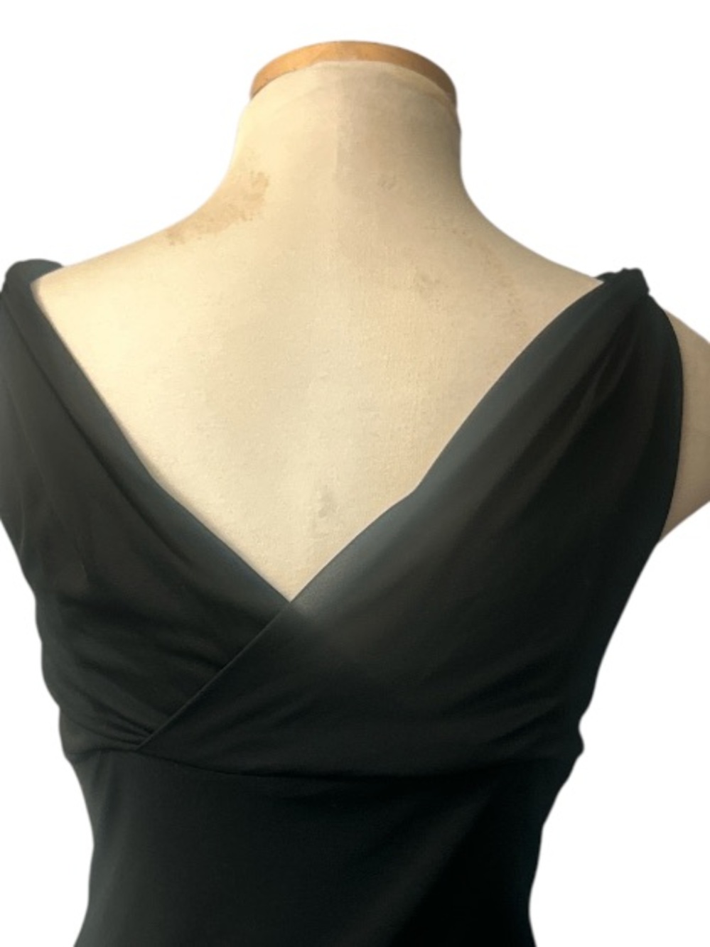 Forever 21 Vintage Sleek Black Sleeveless Tank with Faux Corset Size Small - Picture 4 of 8
